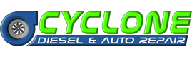 Cyclone Diesel and Auto Repair Logo